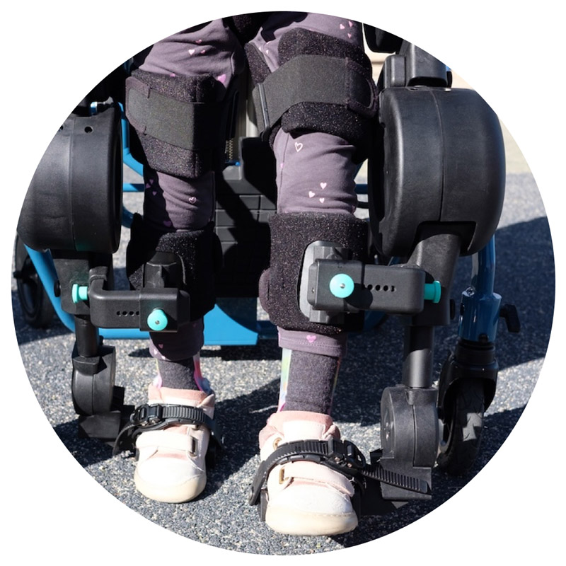 exosquelette détail jambe